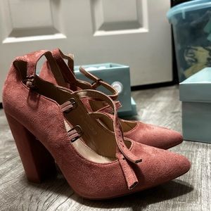 M&L Beverly Hills almond toe pump - Pink